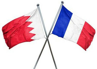 علم البحرين وفرنسا